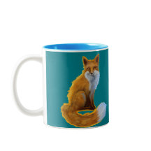 Caneca do Fox da cerceta