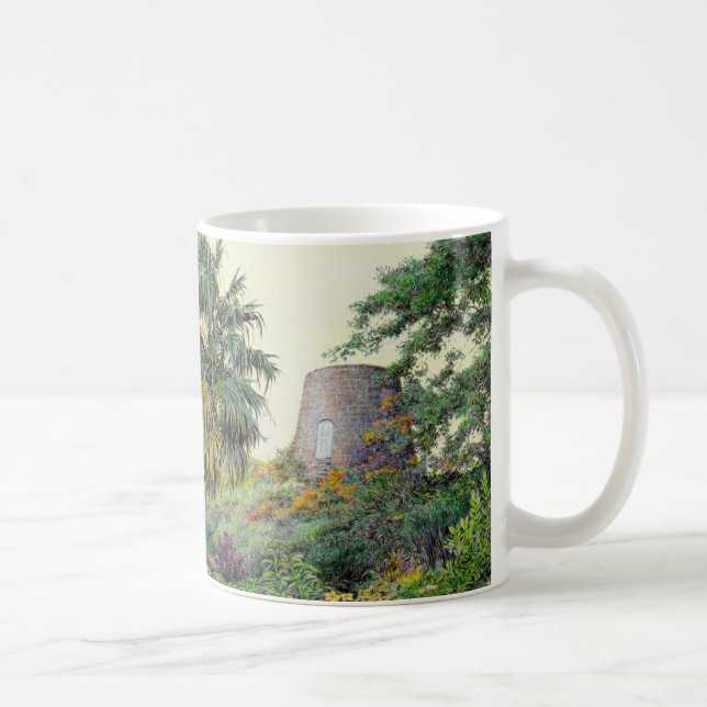 Caneca do fulgor dourado de Paul McGehee "Nevis -" (Direita)