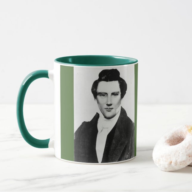 Caneca do fundador de Joseph Smith LDS (Com Donut)