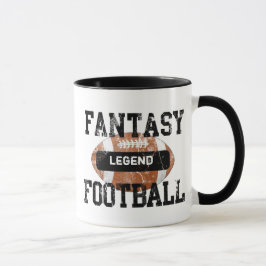 Caneca do futebol da fantasia
