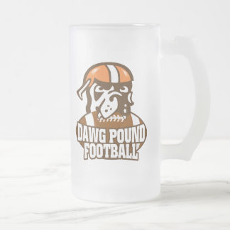 Caneca do futebol da libra de Dawg