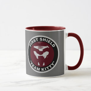 Caneca do gatinho da equipe
