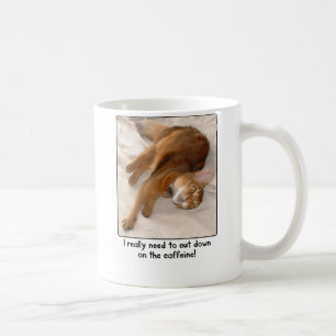 Caneca do gatinho de Caffeinated