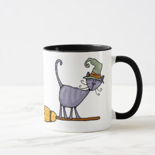 caneca do gatinho do broomstick