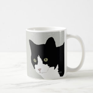 Caneca do gatinho do smoking