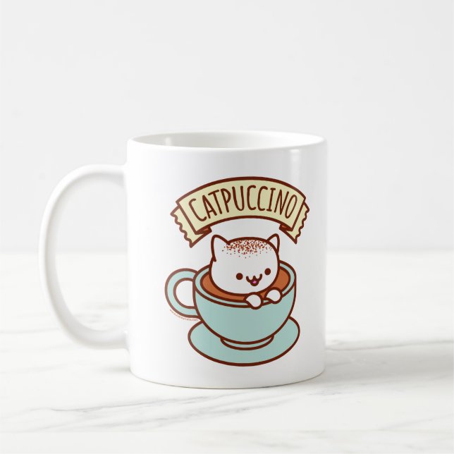 Caneca do gato - "CATPUCCINO " (Esquerda)
