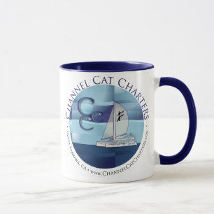 Caneca do gato de canal