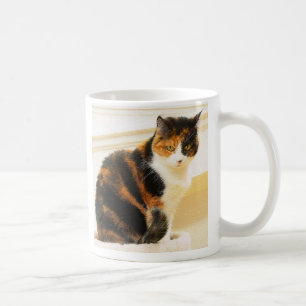 Caneca do gato de chita