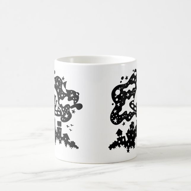 Caneca do gato do espaço (Centro)