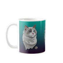 Caneca do gato do gatinho de Ragdoll