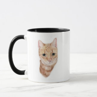 Caneca do gato do gengibre