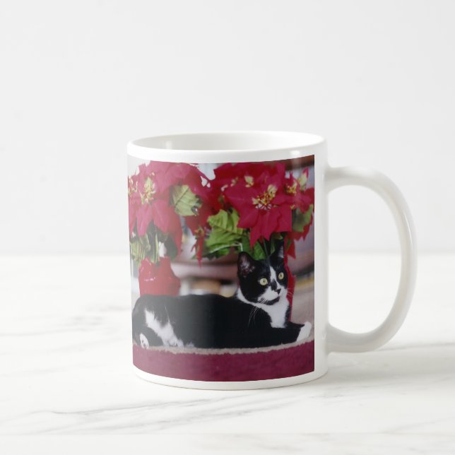 Caneca do gato do Natal (Direita)