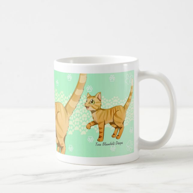 Caneca do gato do Tango-Coelho (Direita)