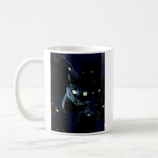 caneca do gato preto