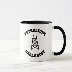 Caneca do geólogo de petróleo