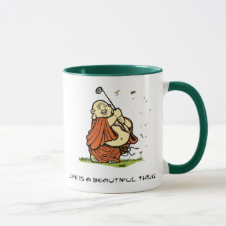 Caneca do golfe de Buddha - personalizada