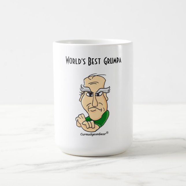 Caneca do Grumpa do mundo a melhor (Centro)