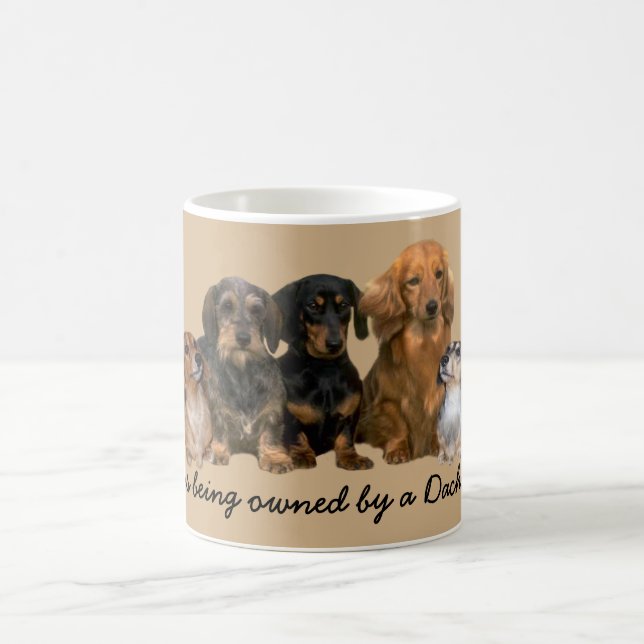 Caneca do grupo do Dachshund (Centro)