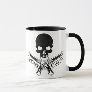 Caneca do grupo do noivo do pirata