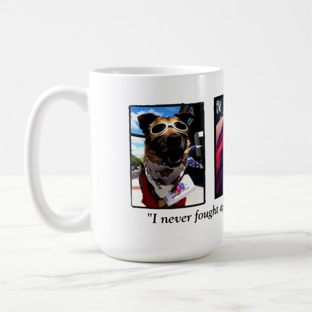 Caneca do guerreiro da bicicleta 15 onças (Esquerda)