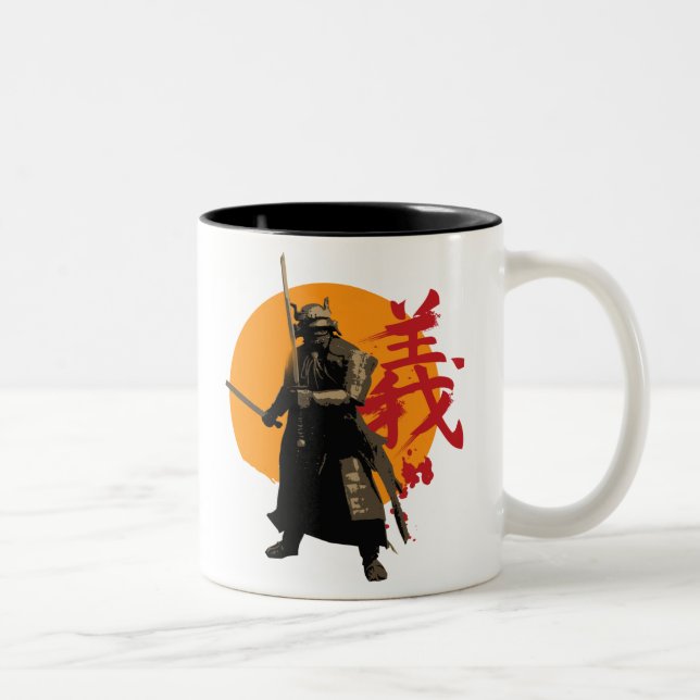 Caneca do guerreiro do samurai (Direita)