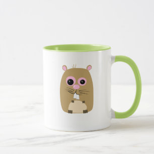 Caneca do hamster dos desenhos animados