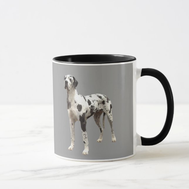 Caneca do Harlequin de great dane (Direita)
