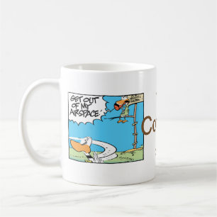 Caneca do humor do café de controlador aéreo