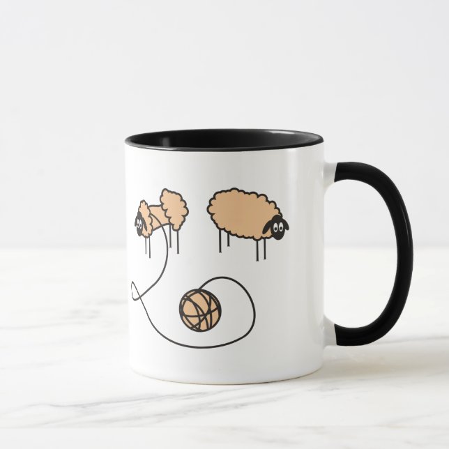 Caneca do humor dos carneiros (Direita)