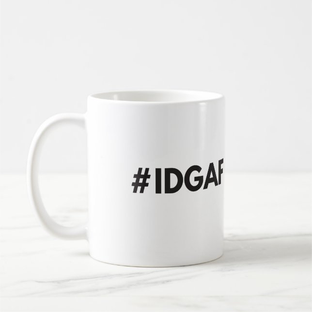 Caneca do #IDGAF (Esquerda)