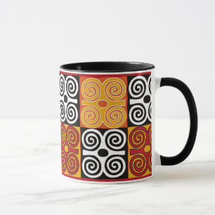 Caneca do impressão de Adinkra do africano de
