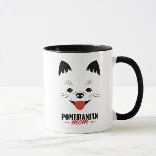 Caneca do impressão de Digitas do cão
