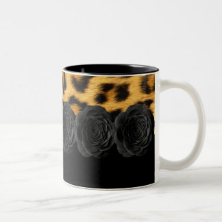 Caneca do impressão do leopardo