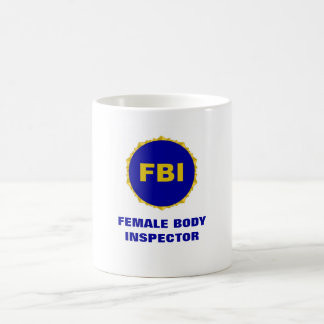 Caneca do inspector do corpo fêmea do ~ do FBI