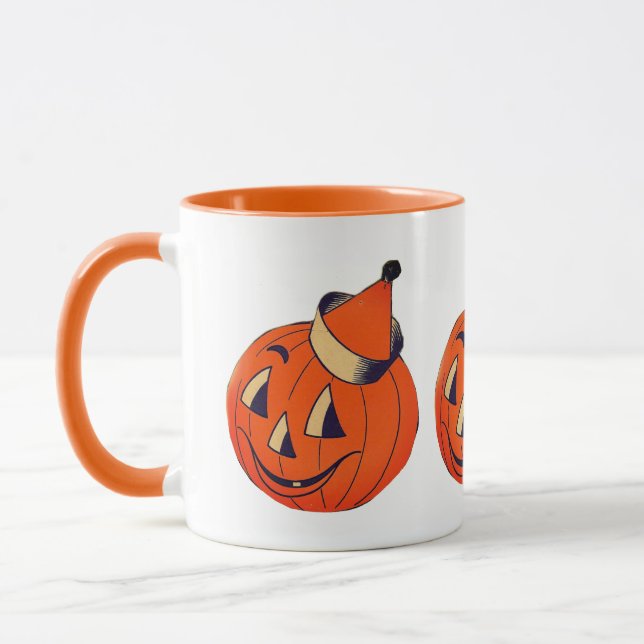 Caneca do Jack-o-Lantern de Halloween/Outono (Esquerda)