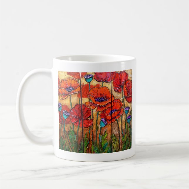 Caneca do jardim da papoila (Esquerda)