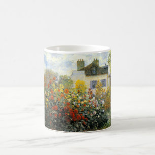 Caneca do jardim de rosas de Monet
