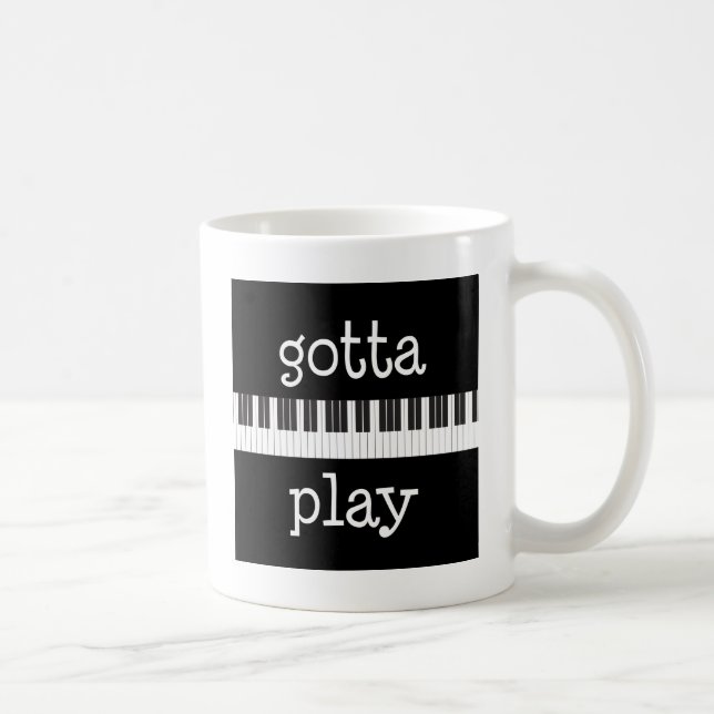 Caneca do jogador de piano (Direita)