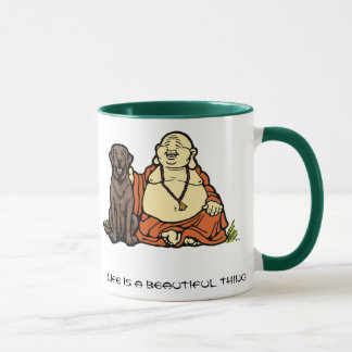 Caneca do laboratório do chocolate de Buddha