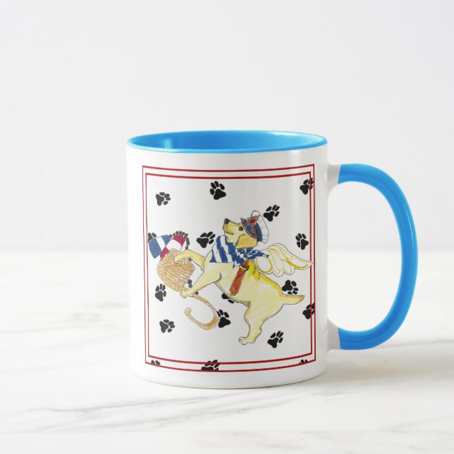 Caneca do laboratório do marinheiro dos anjos de (Direita)