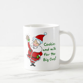 Caneca do leite do papai noel