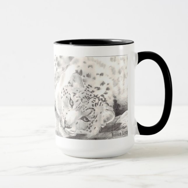 Caneca do leopardo de neve (Direita)