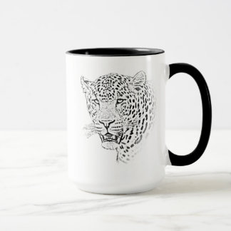 Caneca do leopardo - série de África