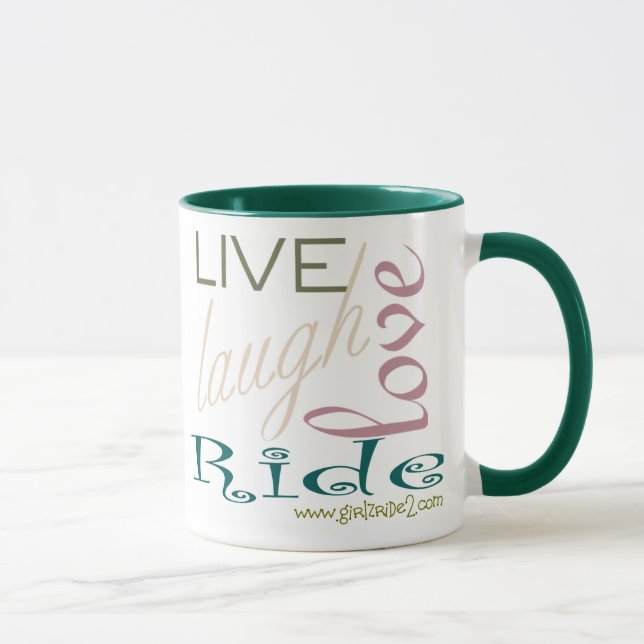 Caneca do LiveLaughLoveRide-Café (Direita)