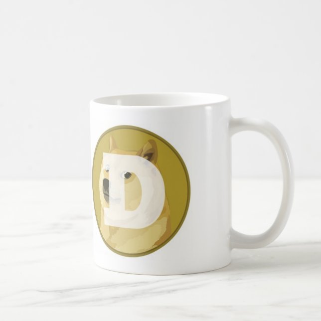 Caneca do logotipo 325ml de Dogecoin (Direita)