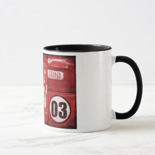 Caneca do logotipo da caixa de RMA