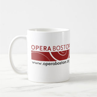 Caneca do logotipo de Boston da ópera