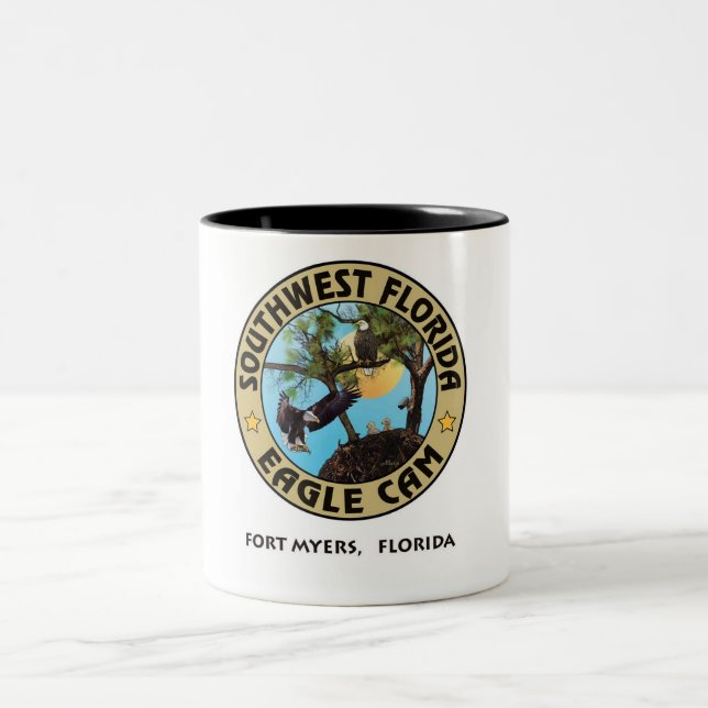 Caneca do logotipo de SWFLEagleCam (VÁRIAS OPÇÕES) (Centro)