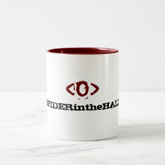 Caneca do logotipo do olho de SPIDERintheHALL