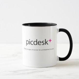 caneca do logotipo do picdesk grande